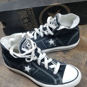 Converse sneakers high top size 2 black